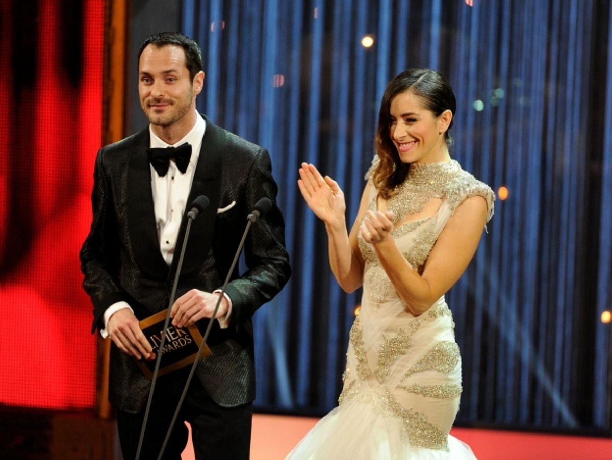 Presenters Declan Bennett and Zrinka Cvitesic, the stars of Once at 