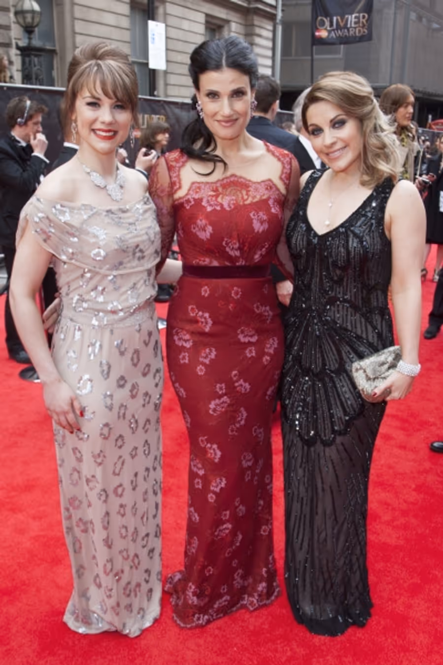Photo Coverage: OLIVIERS 2013 - From The Red Carpet, Featuring Radcliffe, Cattrell, Menzel and More! Image
