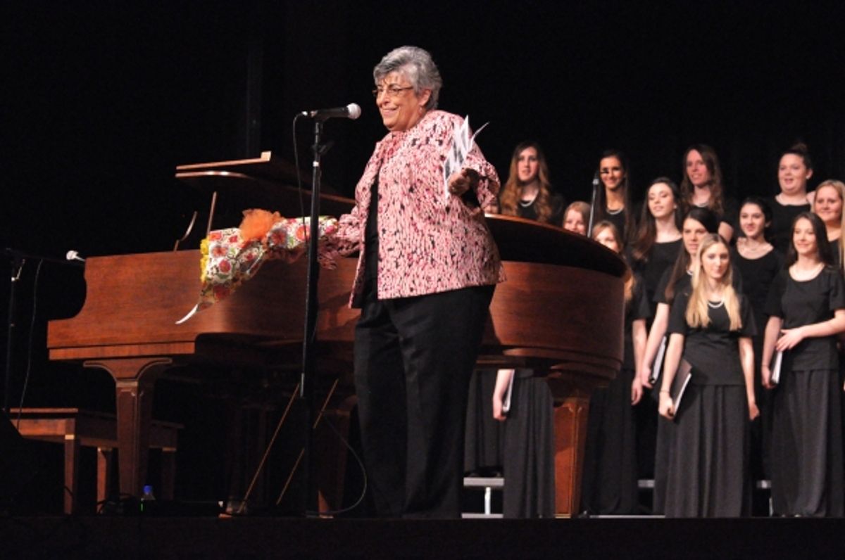Sister Gloria Perez and the IHA Concert Chorus at 