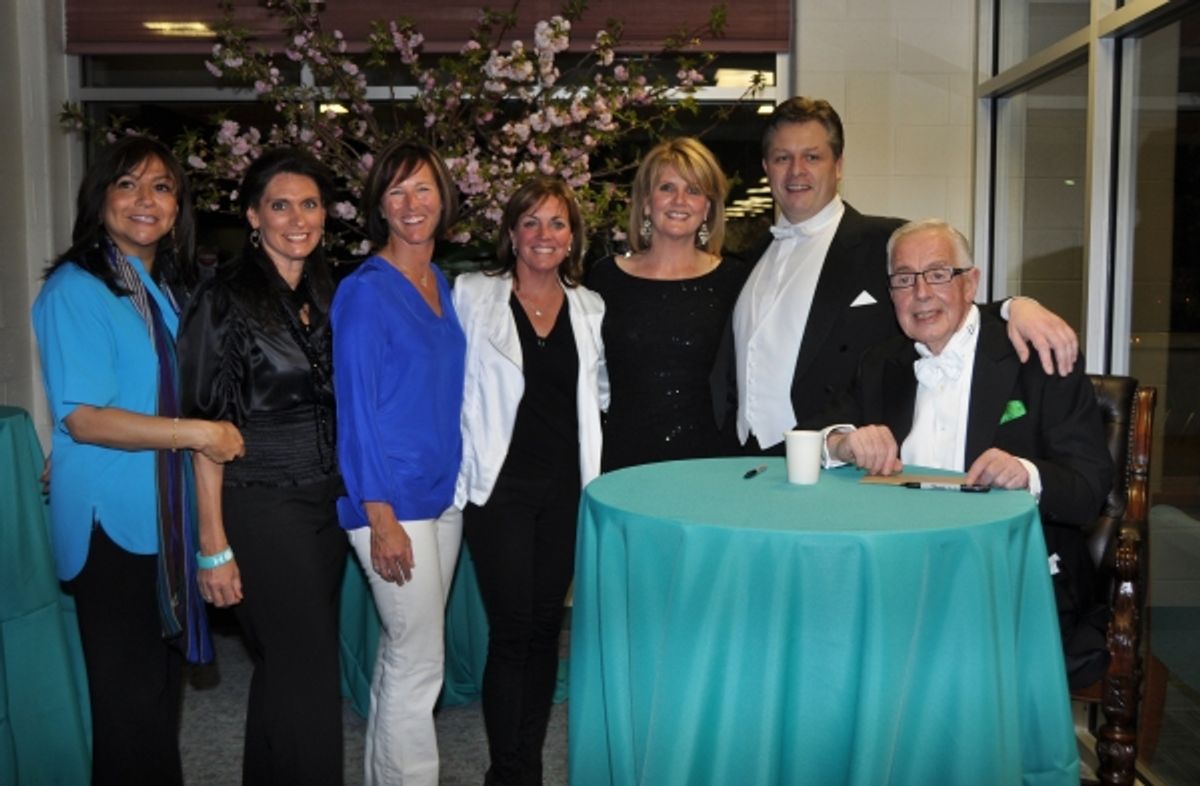 Kyra Sinnonds, Christine Callaghan, Sue Buchanan, Leslie Rubacky, Ann DeKorte, Anthony Kearns and Patrick Healy at 