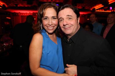 Andrea Burns  & Nathan Lane Photo