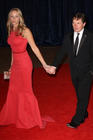 Tracy Pollan, Michael J. Fox Photo