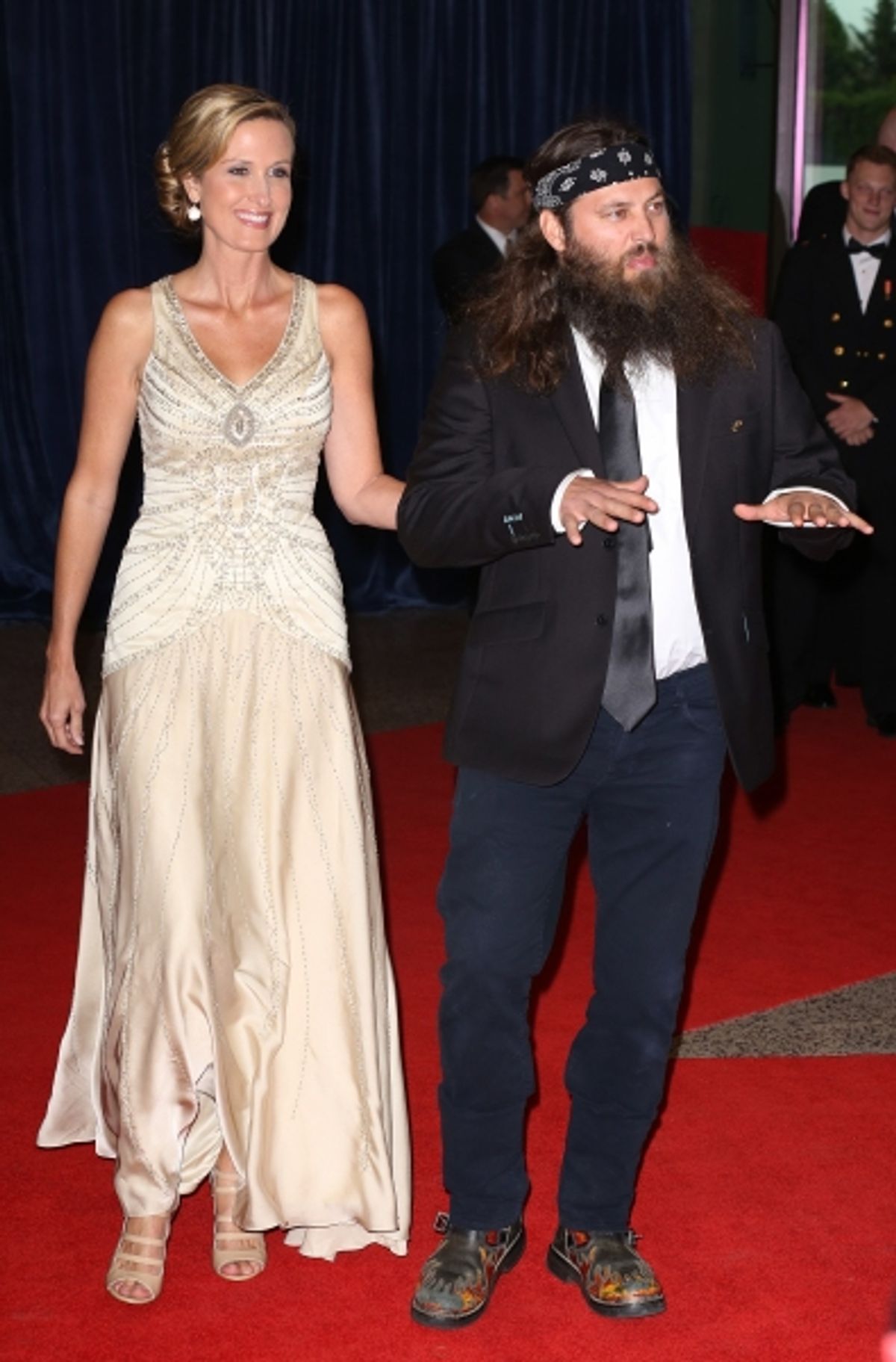 Korie Robertson &amp; Willie Robertson at Inside the White House Correspondents' Association Dinner - The Men!