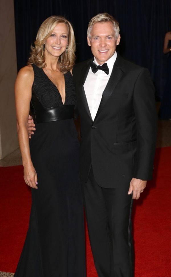 Lara Spencer & Sam Champion  Photo