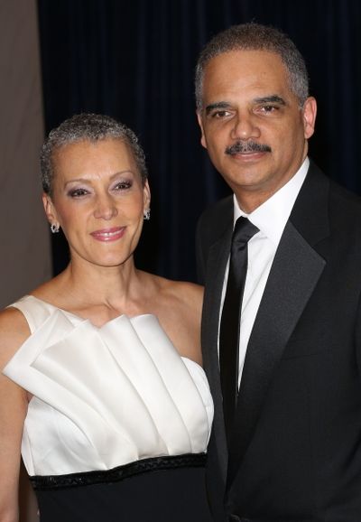 Eric Holder &amp; wife Sharon Malone Photo