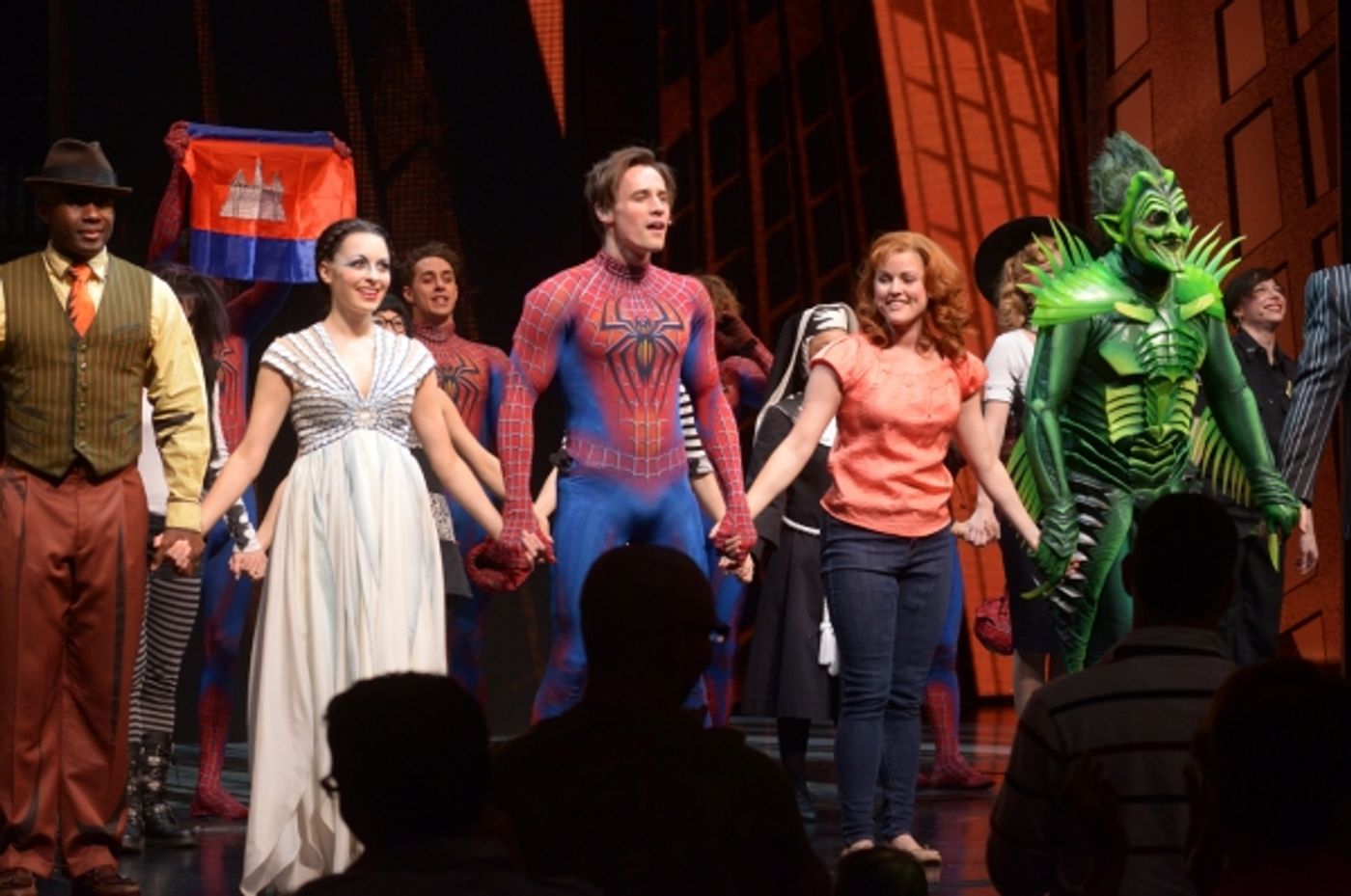 Photo Flash: Cambodian Shadow Puppet Troupe Wat Bo Visits SPIDER-MAN  Image
