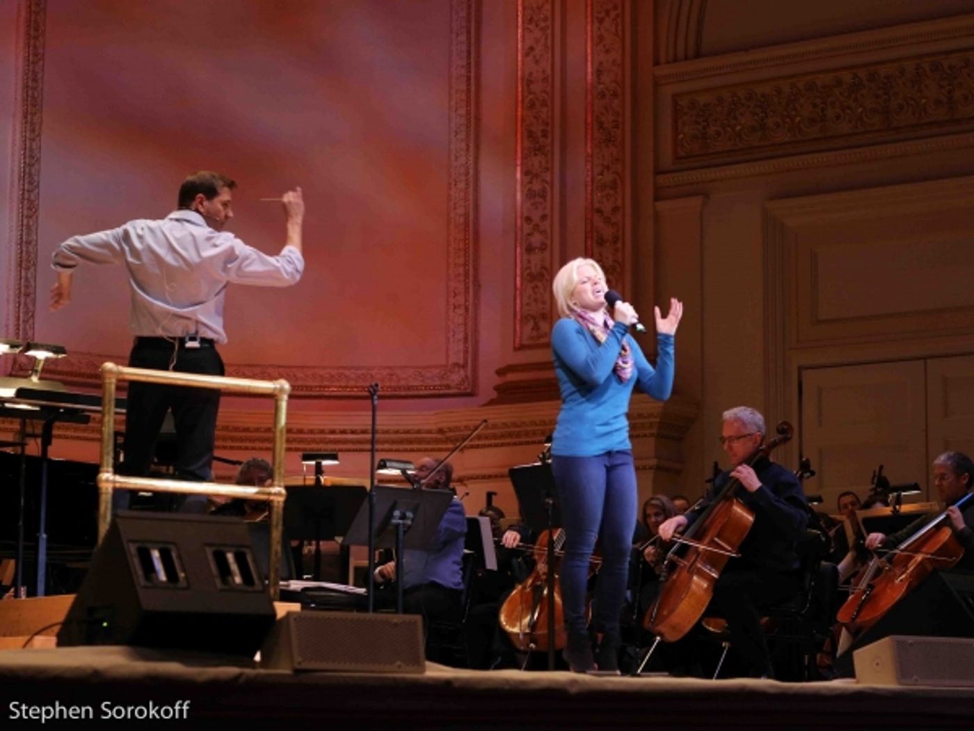 Photo Coverage: In Rehearsal for the New York Pops 30th Anniversary Celebration With Megan Hilty, Laura Osnes and More! Image