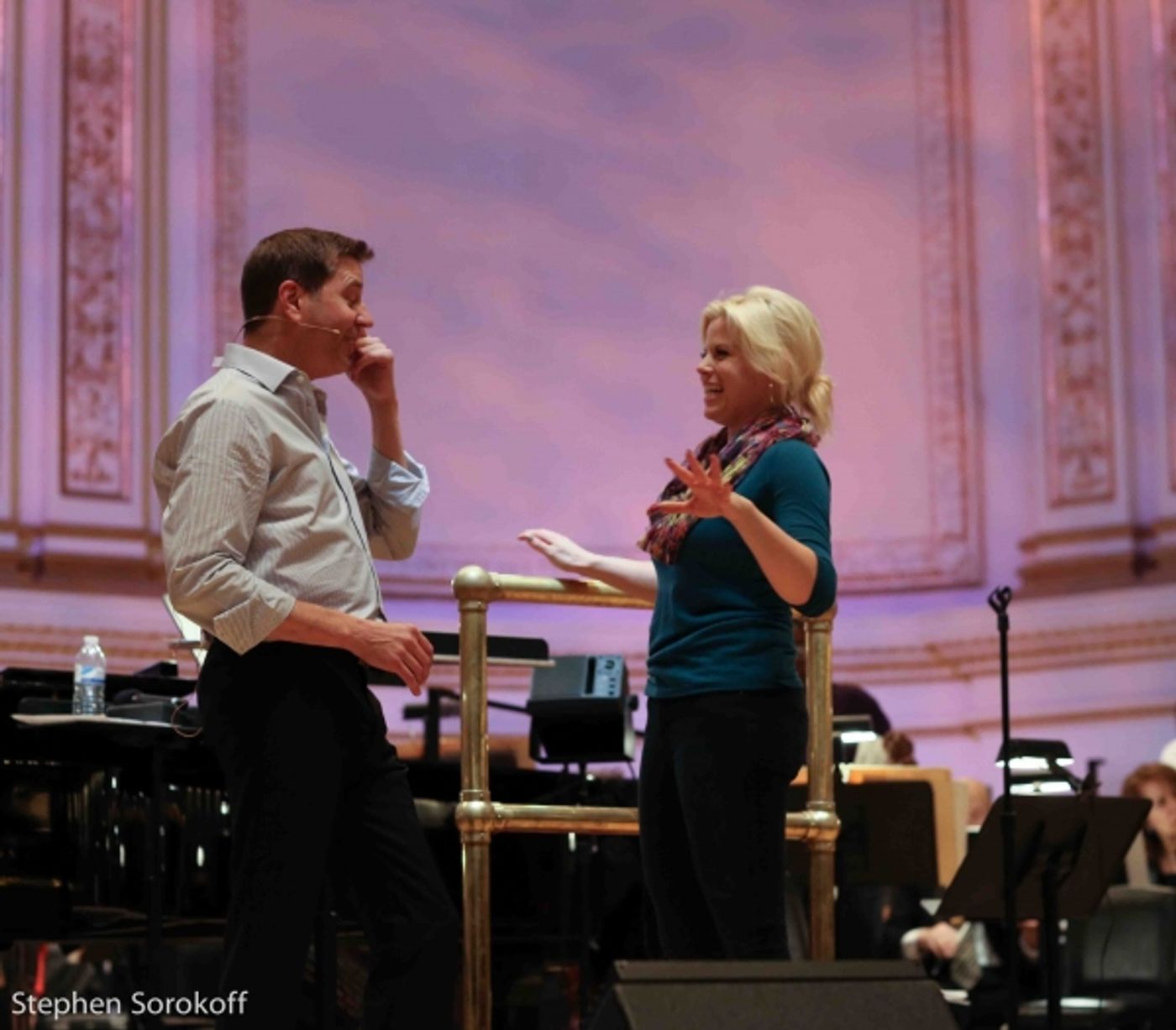 Photo Coverage: In Rehearsal for the New York Pops 30th Anniversary Celebration With Megan Hilty, Laura Osnes and More! Image