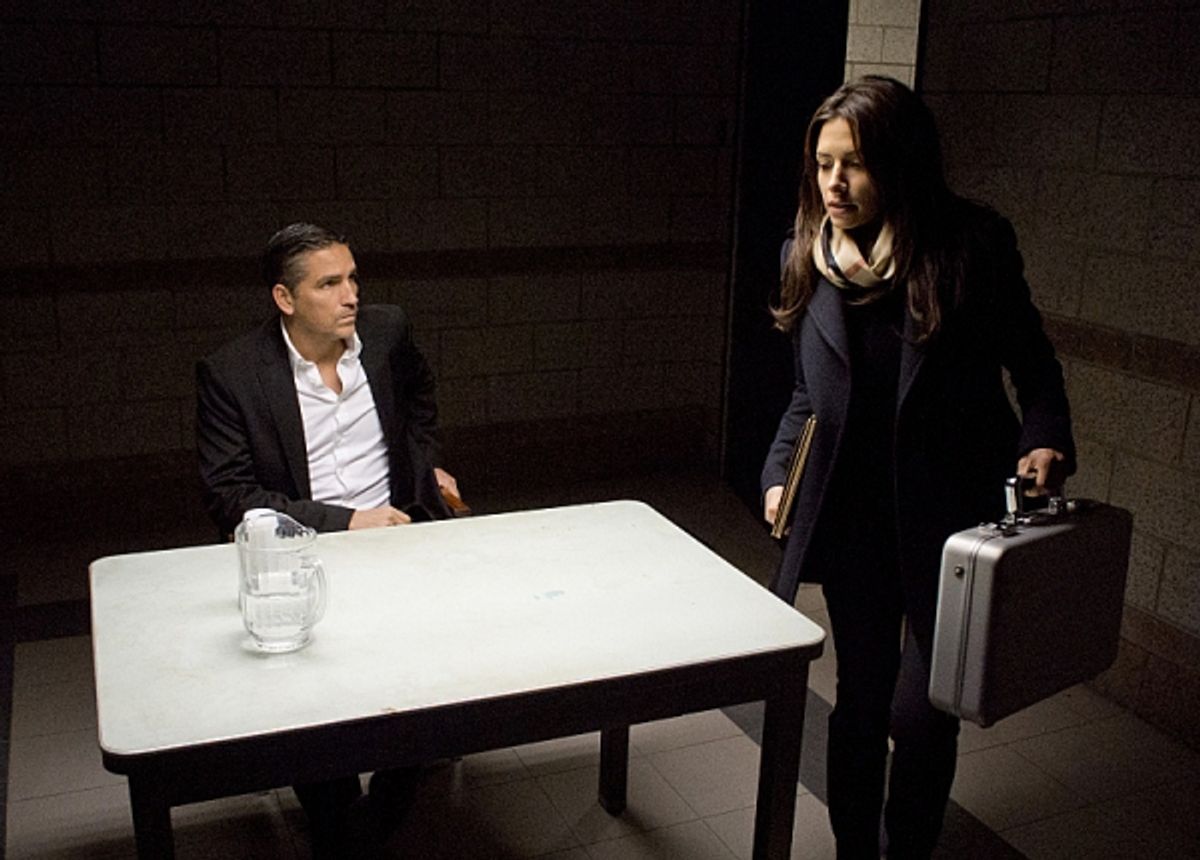 Jim Caviezel, Sarah Shahi at 