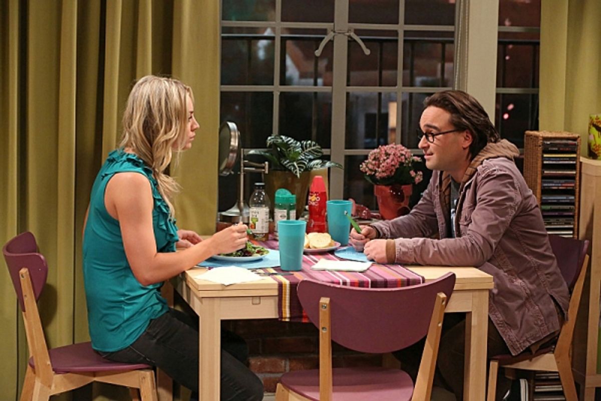 Kaley Cuoco, Johnny Galecki at 