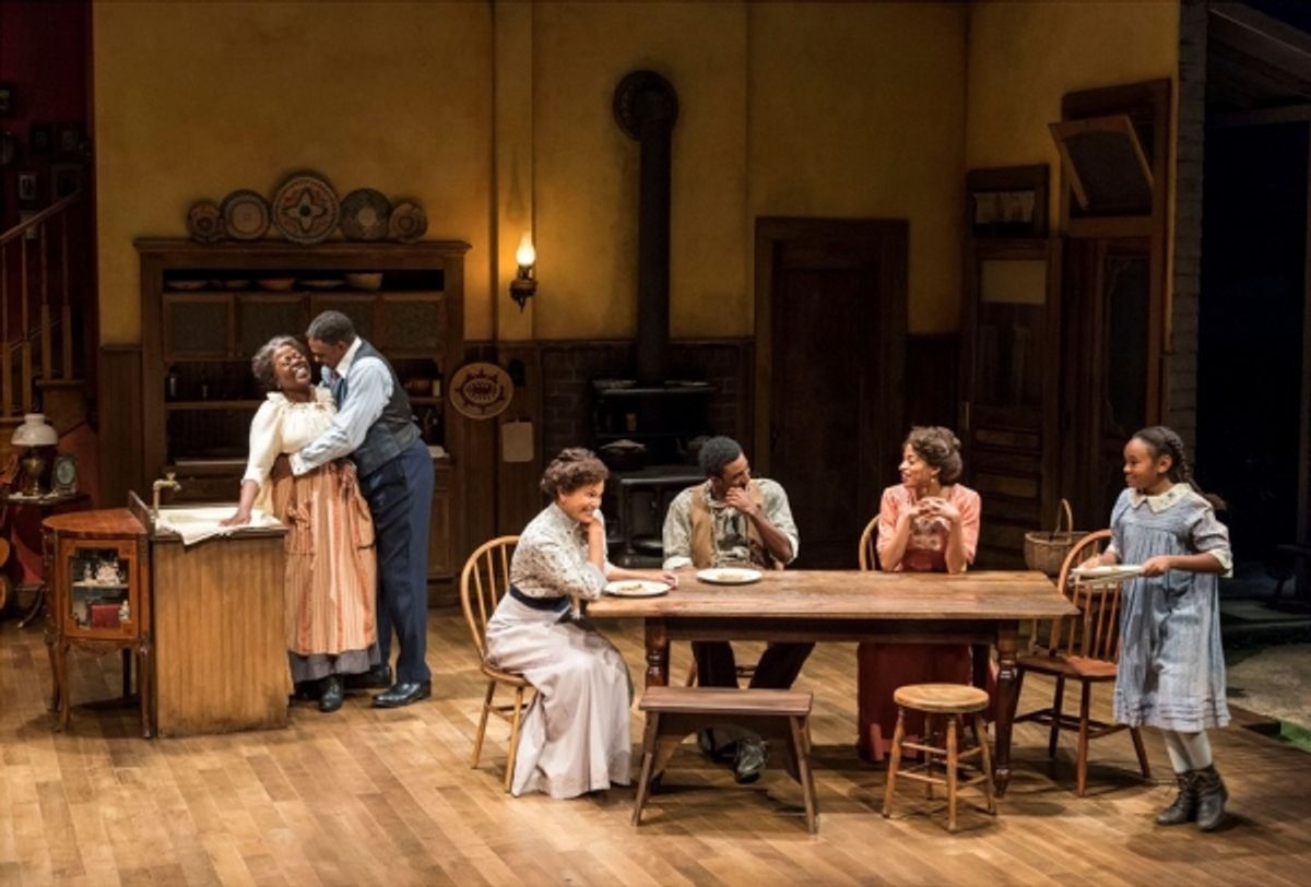 Lillias White, Keith David, January LaVoy, Gabriel Brown, Vivian Nixon and Skye Barrett at 