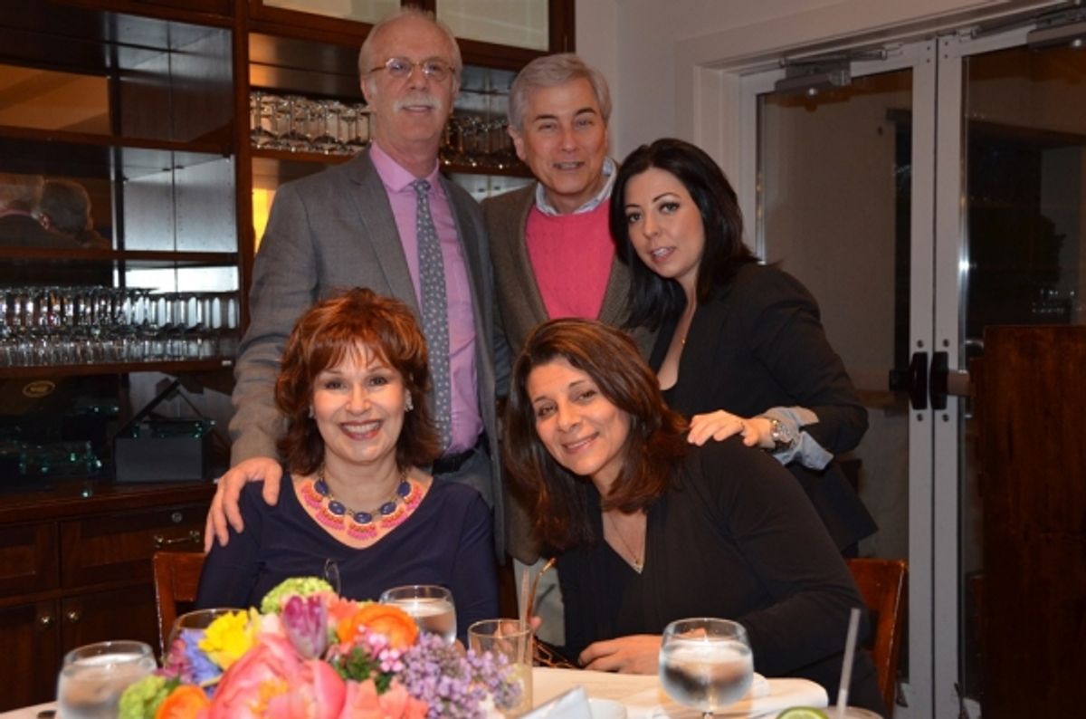 Robert Zimmerman, Joy Behar, Angela LaGreca, Nicole Guest and Steve Janowitz at 
