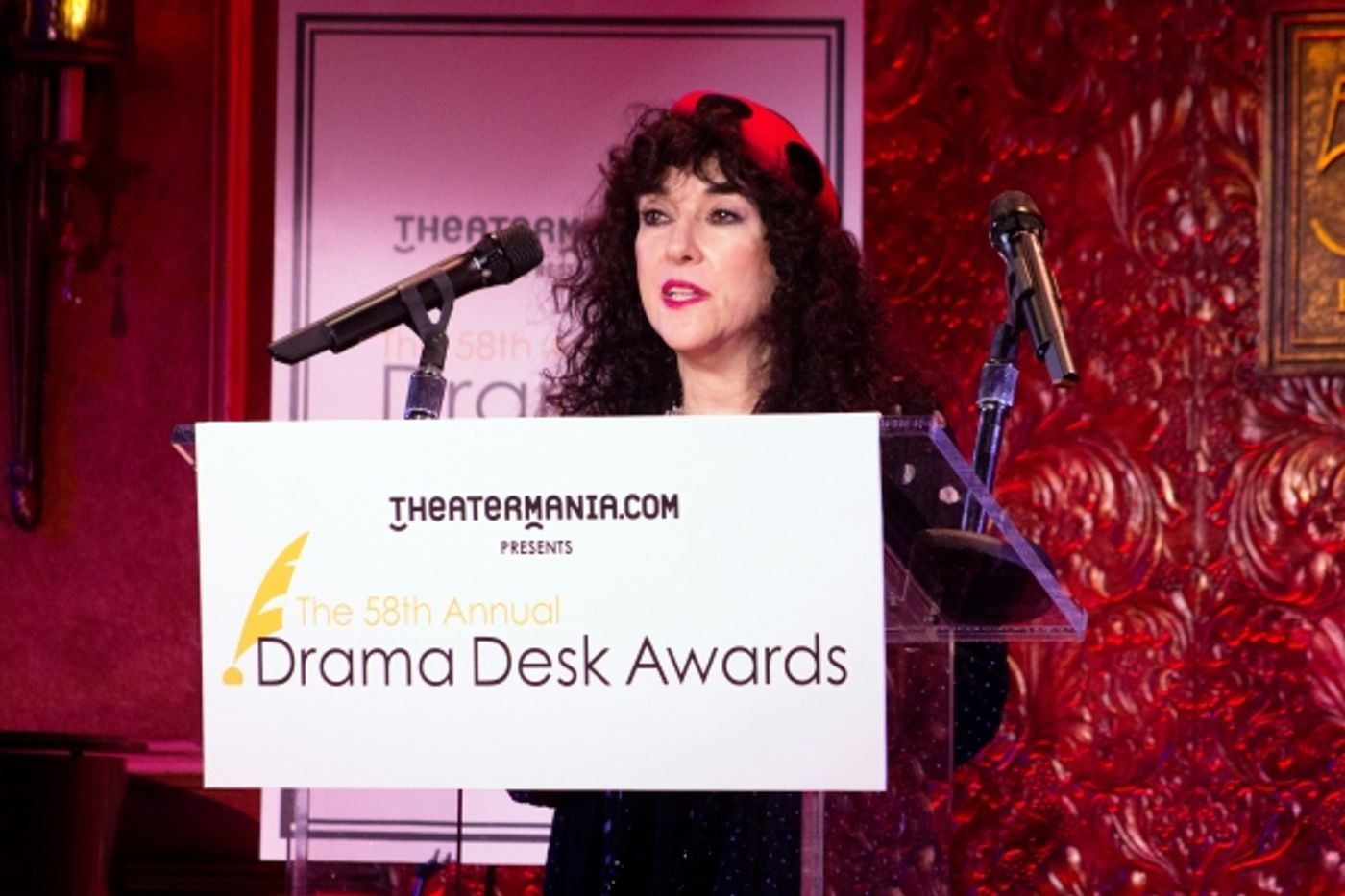 Photo Coverage: John Lloyd Young and Linda Lavin Announce 2013 Drama Desk Nominees  Image