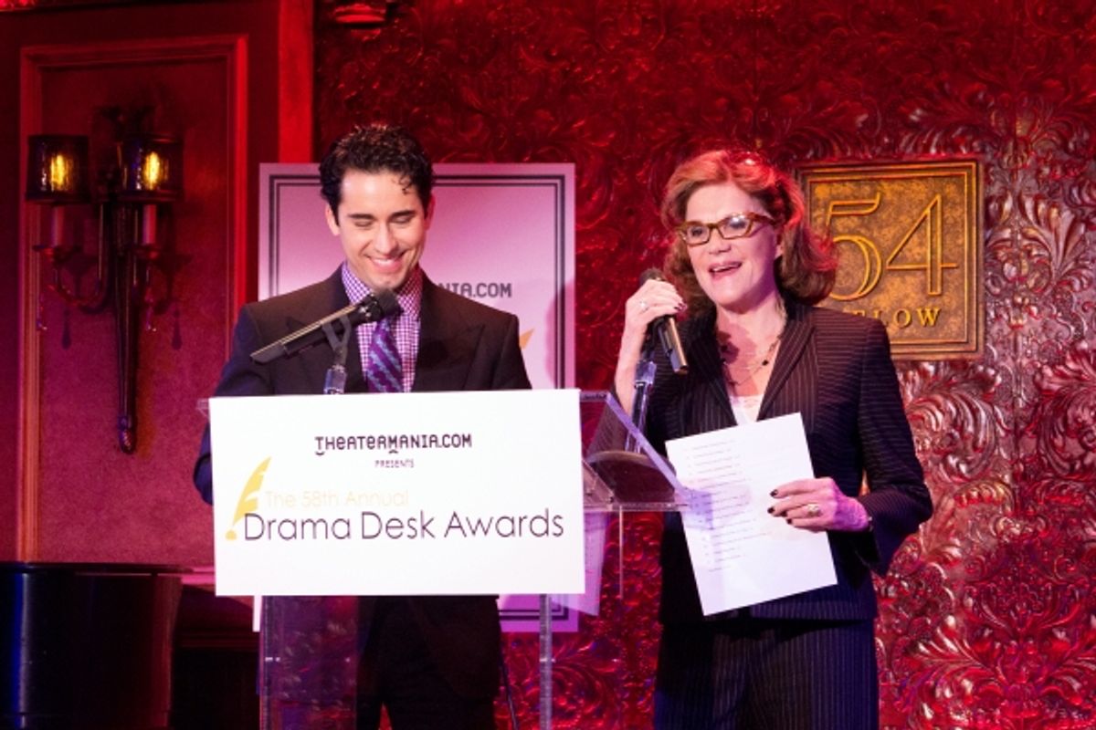 John Lloyd Young, Linda Lavin at 