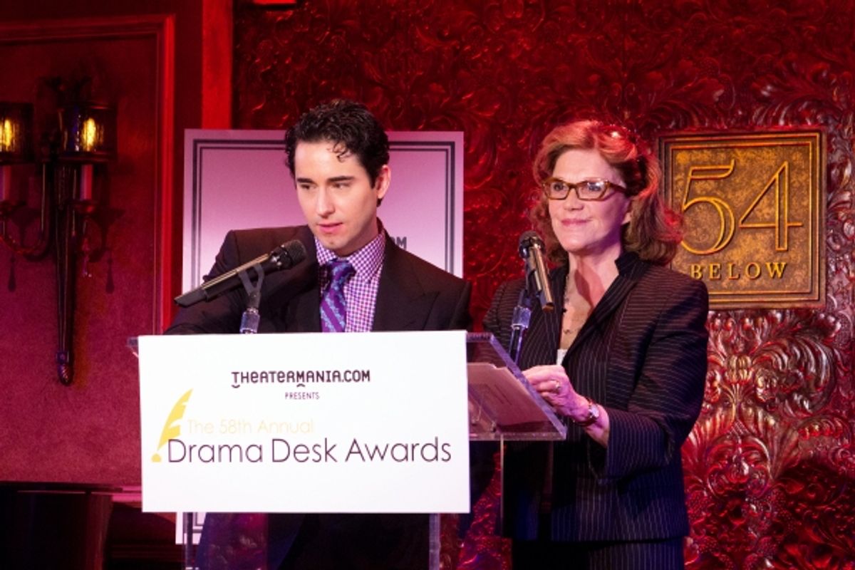 John Lloyd Young, Linda Lavin at 