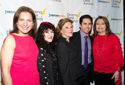 Isa Goldberg, Barbara Siegel, Linda Lavin, John Lloyd Young, Randie Levine Miller Photo