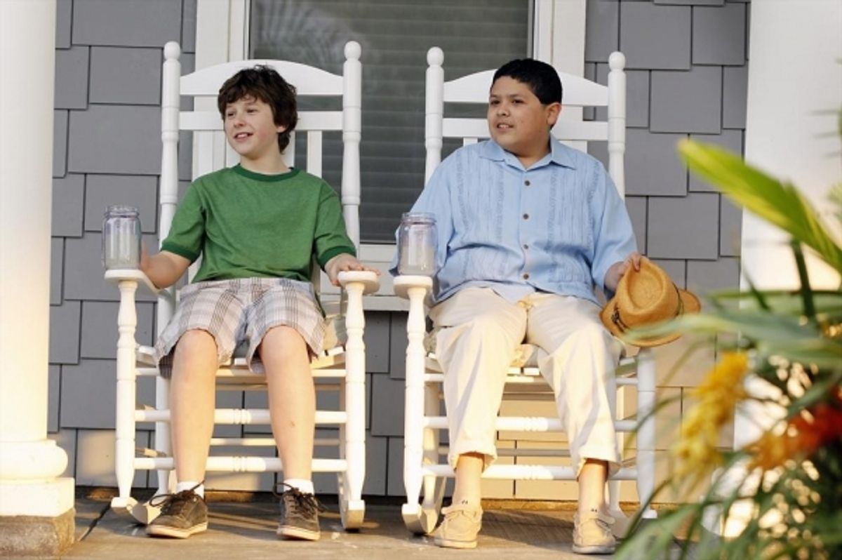 Nolan Gould, Rico Rodriguez at 