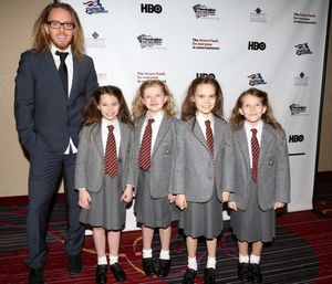 Tim Minchin and Bailey Ryon, Milly Shapiro, Oona Laurence, and Sophia Gennusa  Photo