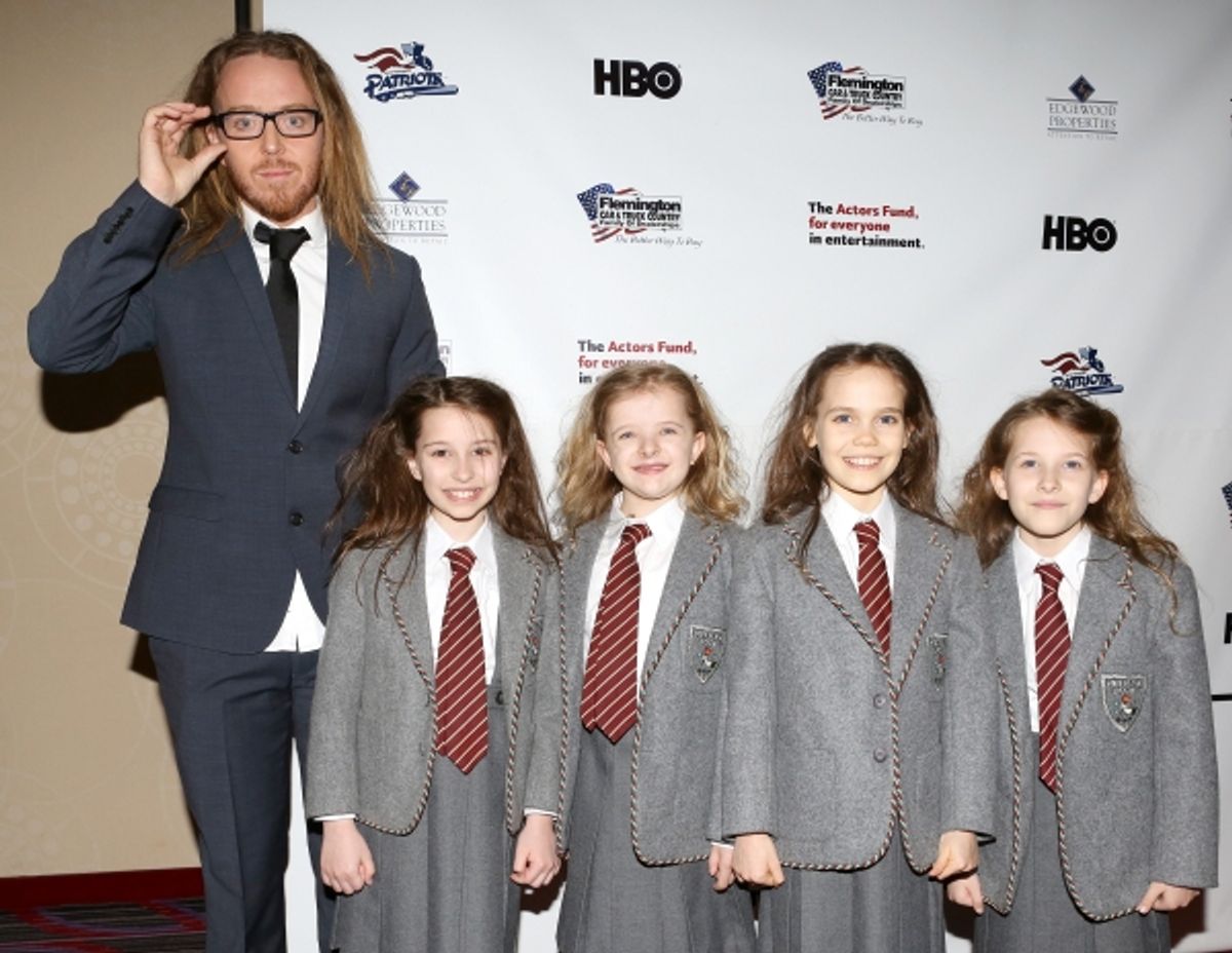 Tim Minchin and Bailey Ryon, Milly Shapiro, Oona Laurence, and Sophia Gennusa  at 