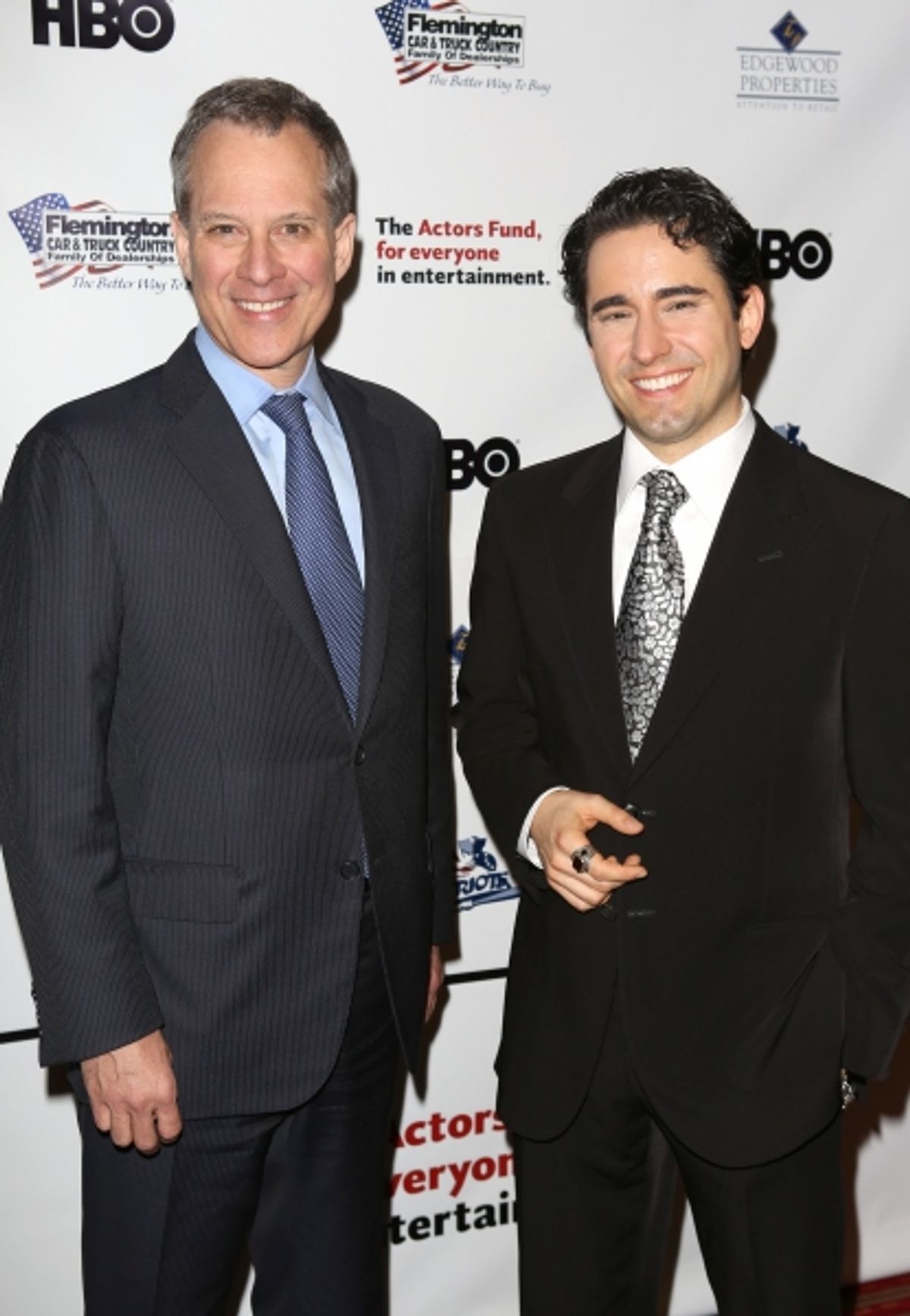 Eric Schneiderman & John Lloyd Young  at 