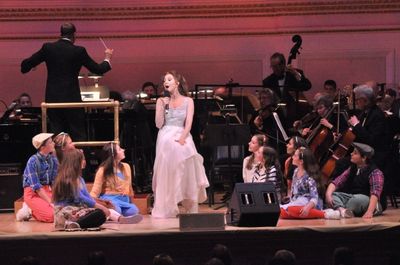 Donna Murphy and The Camp Broadway Kids Photo