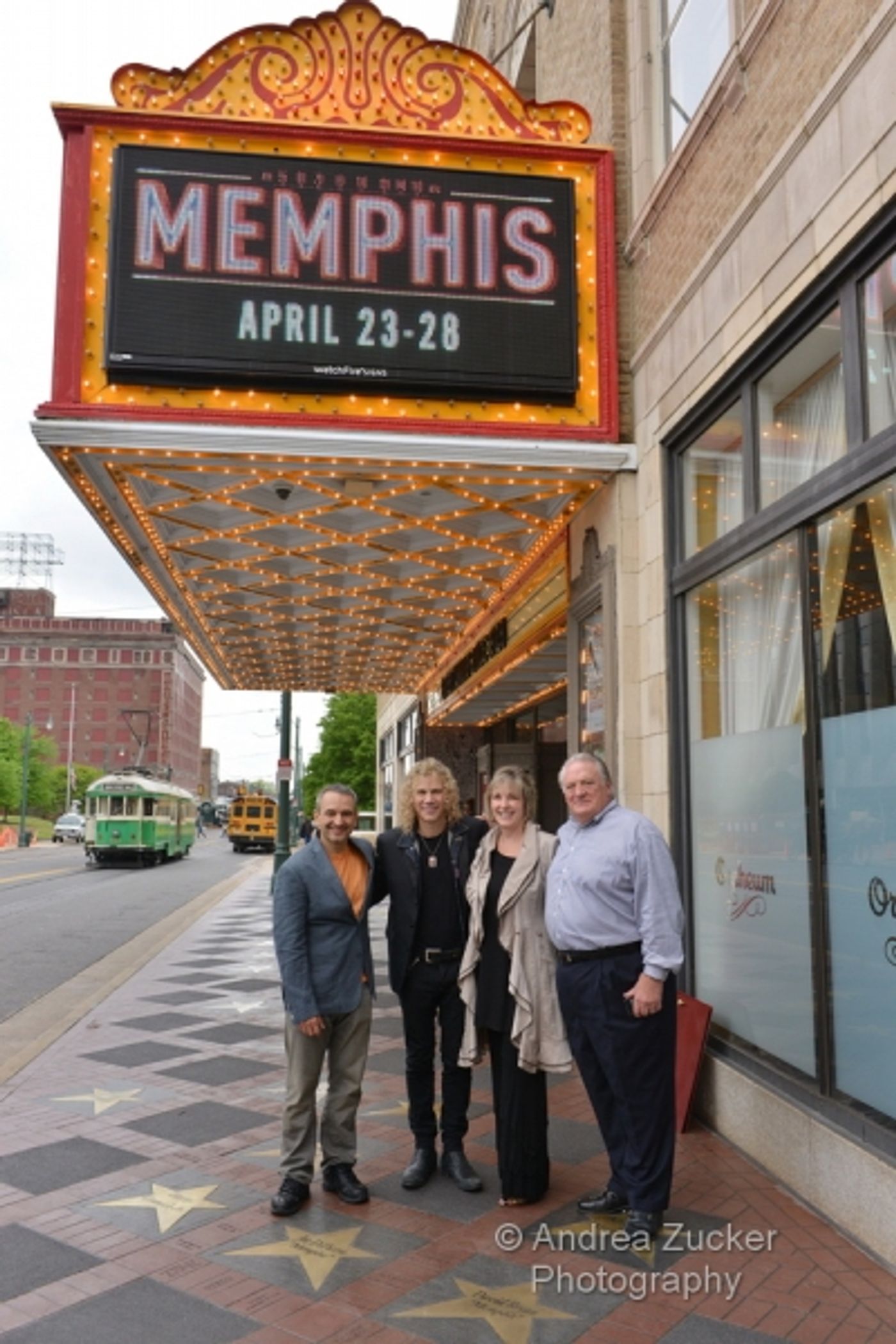Photo Flash: Tony-Winning MEMPHIS Writers David Bryan & Joe DiPietro Join Orpheum Sidewalk of Stars  Image