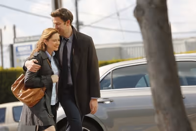 Jenna Fischer, John Krasinski Photo