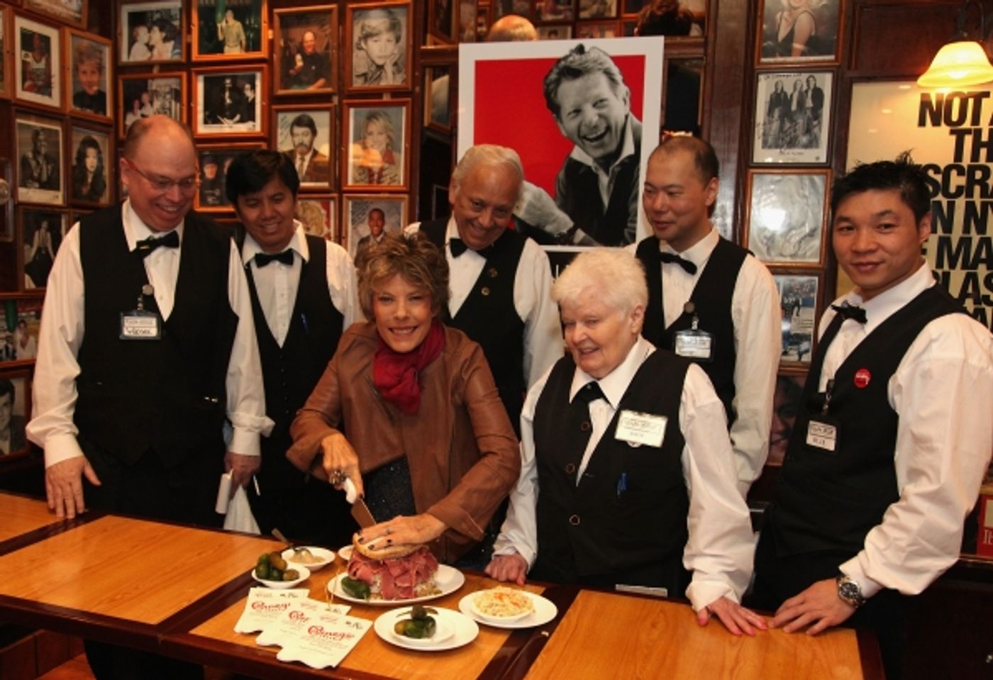 Photo Flash: Dena Kaye Unveils 'Danny Kaye Deli Club' at Carnegie Deli in NYC Photo Flash: Dena Kaye Unveils 'Danny Kaye Deli Club' at Carnegie Deli in NYC Image