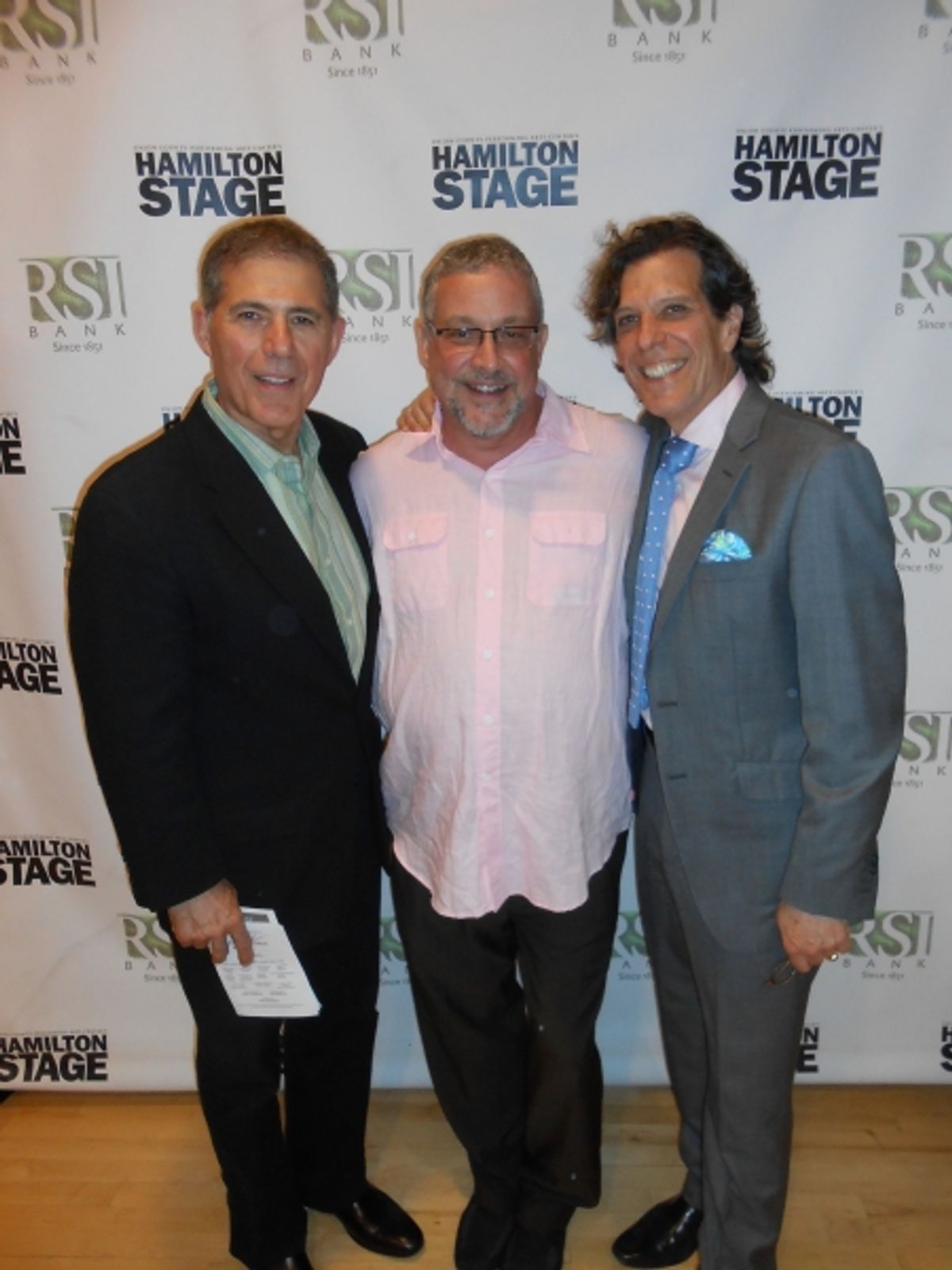 Aldo Scrafono, Michael Bush and Jonathan Brielle at 