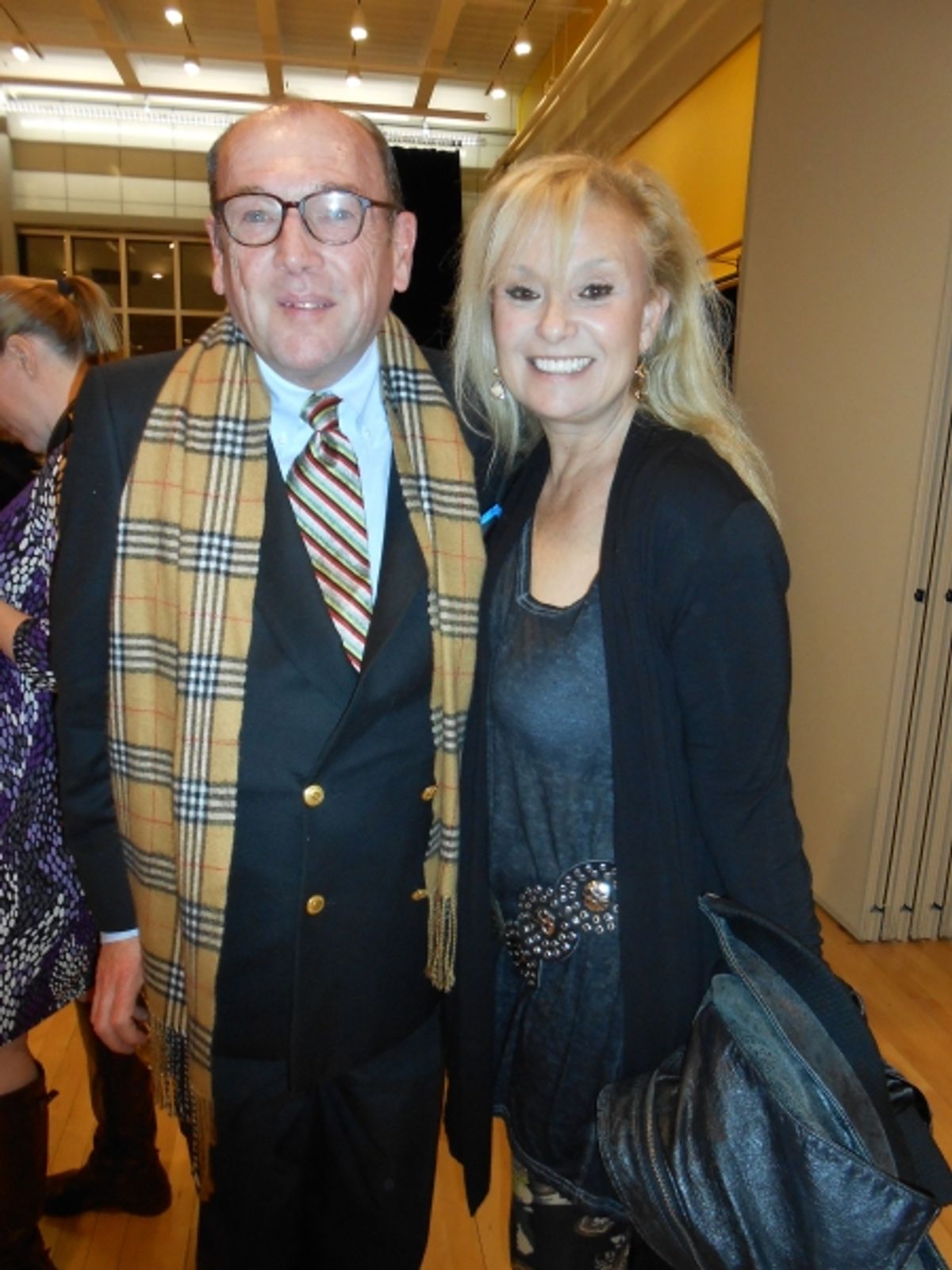 Edward Callaghan and Robin Skye at 