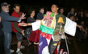 Stephanie Pope with Terrence Mann, Director Diane Paulus, Matthew James Thomas, Patina Miller & cast @ BroadwayWorld Stephanie Pope with Terrence Mann, Director Diane Paulus, Matthew James Thomas, Patin Photo