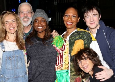 Stephanie Pope with Rachel Bay Jones, Terrence Mann, Patina Miller, Matthew James Tho Photo