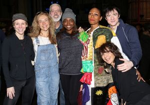 Stephanie Pope with Charlotte d' Amboise, Rachel Bay Jones, Terrence Mann, Patina Miller, Matthew James Thomas & Andrea Martin @ BroadwayWorld Stephanie Pope with Charlotte d' Amboise, Rachel Bay Jones, Terrence Mann, Patina Mil Photo