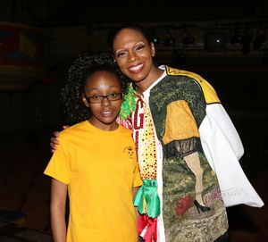 Stephanie Pope with her daughter Mari @ BroadwayWorld Stephanie Pope with her daughter Mari Photo