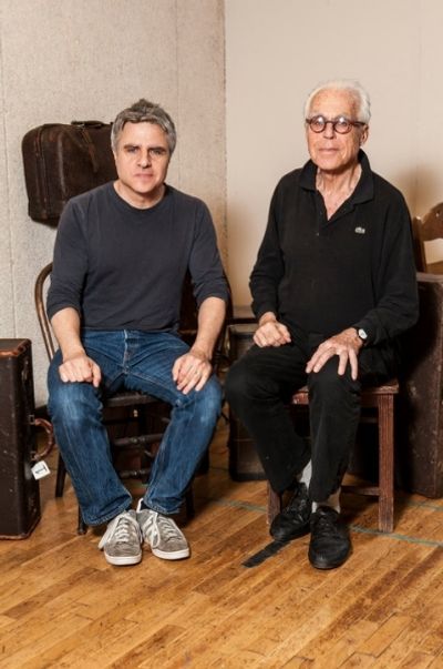 Artistic Director Neil Pepe and playwright John Guare Photo