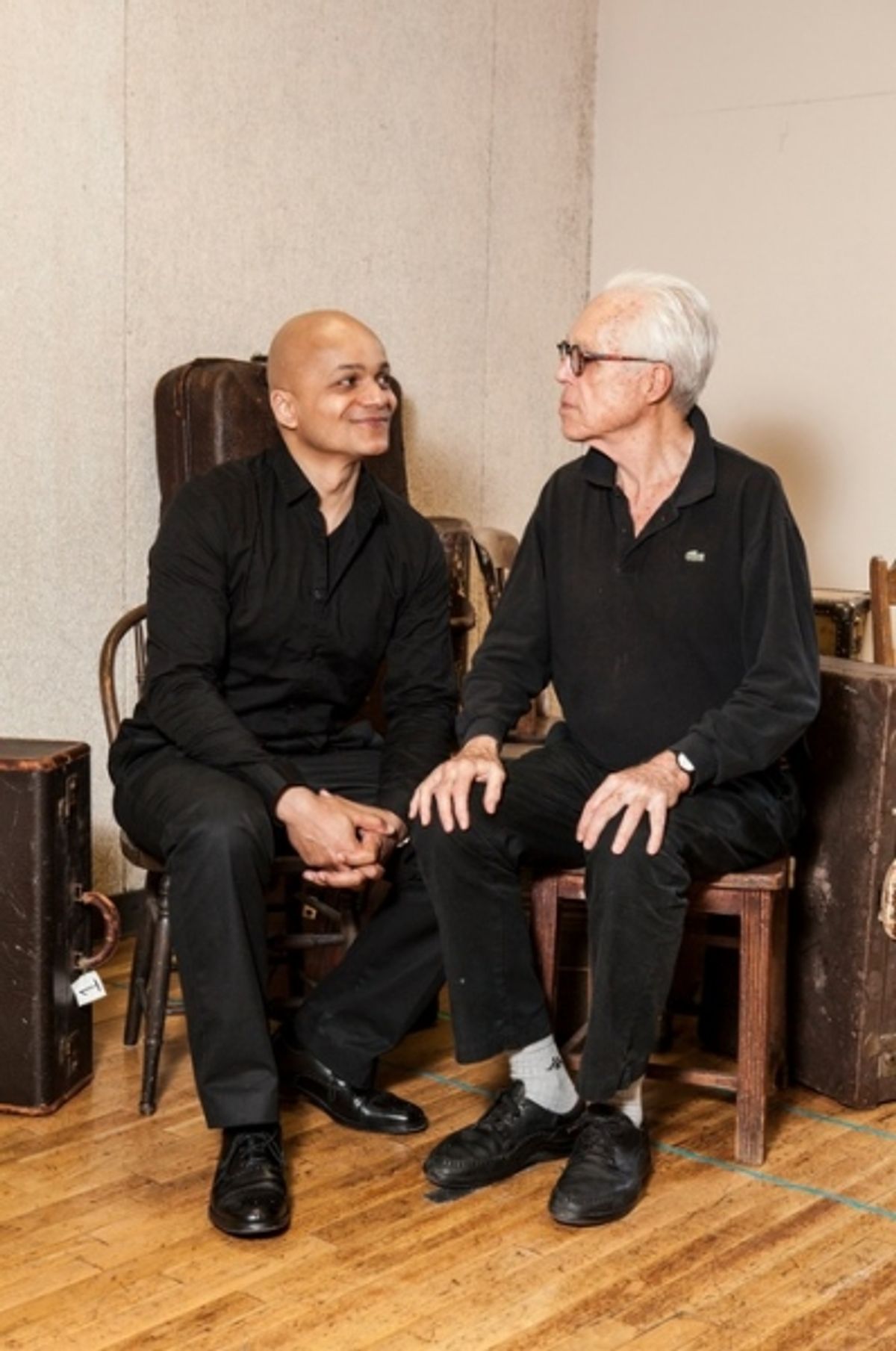 Omar Sangare and John Guare at 