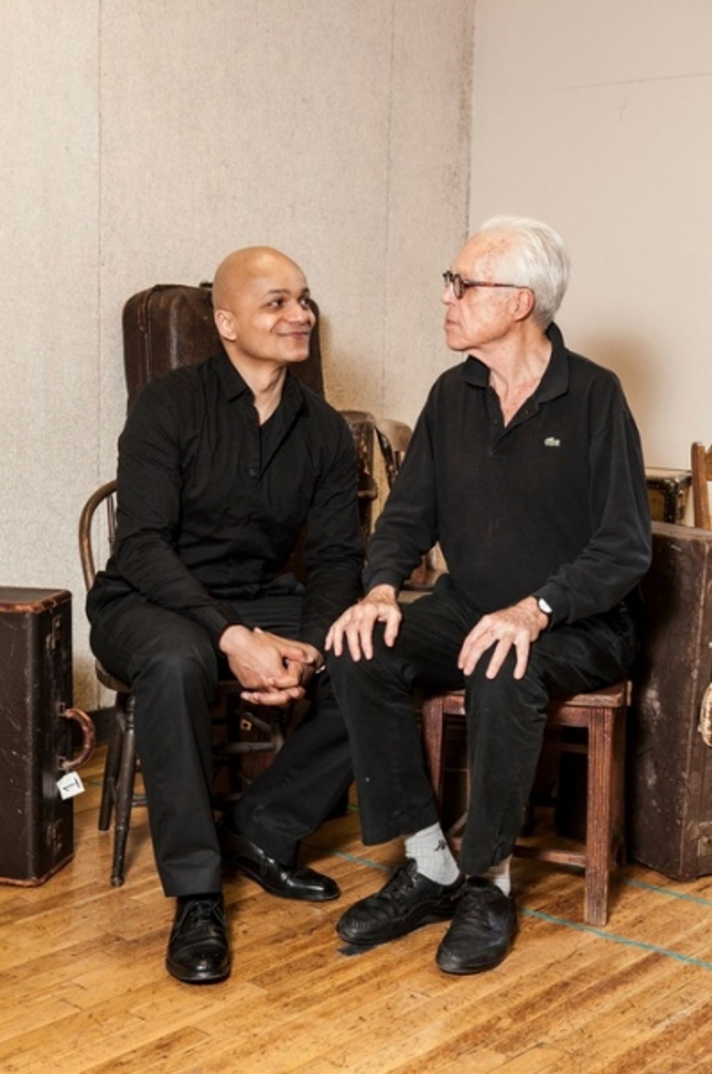 Photo Flash: John Guare, Omar Sangare and More Rehearse 3 KINDS OF EXILE at Atlantic Theater  Image