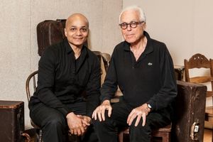 Omar Sangare and John Guare Photo