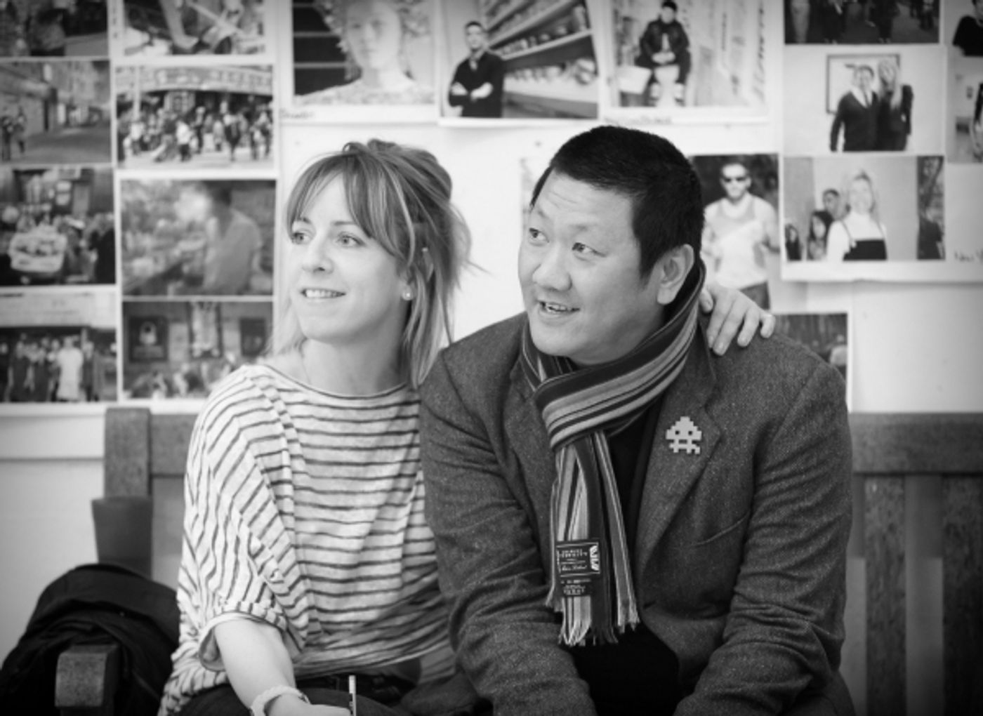 Photo Coverage: Blakley and Campbell Moore in Rehearsal Images For CHIMERICA At The Almeida  Image