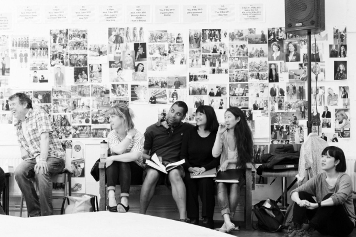 Photo Coverage: Blakley and Campbell Moore in Rehearsal Images For CHIMERICA At The Almeida  Image