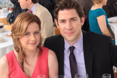 Jenna Fischer, John Krasinski Photo