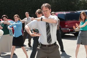 Phyllis Smith, Jenna Fischer, Jake Lacy, Rainn Wilson, Ellie Kemper Photo