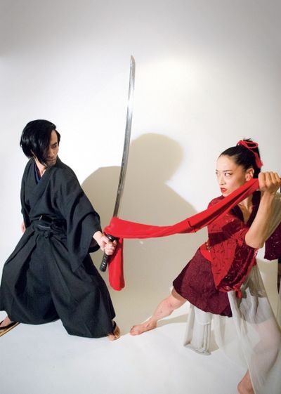 Yoshi Amao as the Rogue Assassin and Ai Ikeda as She-Wolf Photo