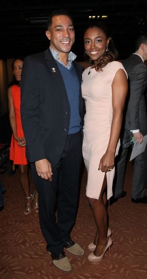 Charl Brown & Patina Miller  Photo