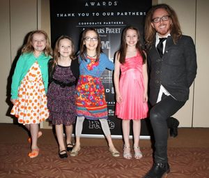 Matilda: Milly Shapiro, Sophia Gennusa, Oona Laurence, Bailey Ryon & Tim Minchin  Photo
