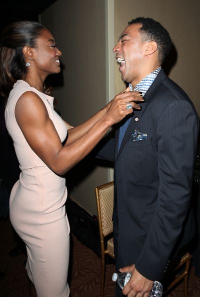 Patina Miller & Charl Brown Photo
