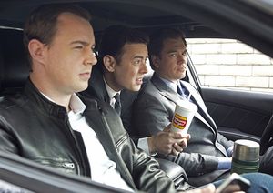 Sean Murray, Colin Hanks, Michael Weatherly Photo