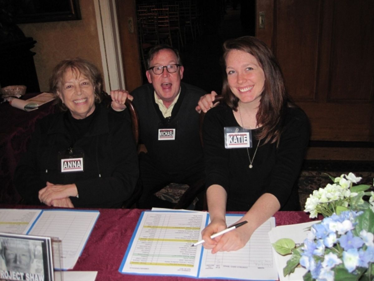 Anna Shuster, Michael Adams, Katie Stearns at 