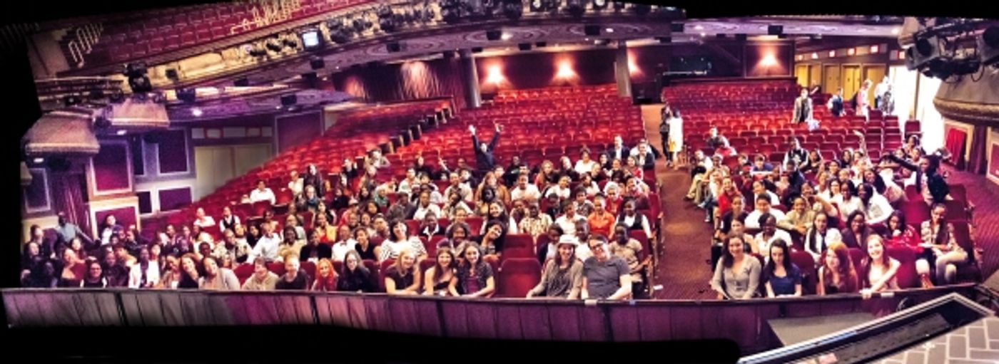 Photo Flash: NYC Middle Schoolers Visit NICE WORK  Image