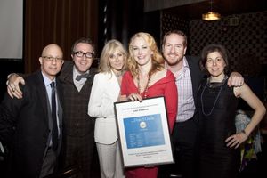 Center: Judith Light, Katie Finneran with husband Darren Goldstein and friends @ BroadwayWorld Center: Judith Light, Katie Finneran with husband Darren Goldstein and friends Photo